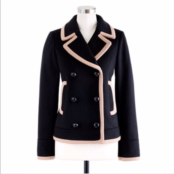 J. Crew Jackets & Blazers - J. Crew Wool Collection Peacoat